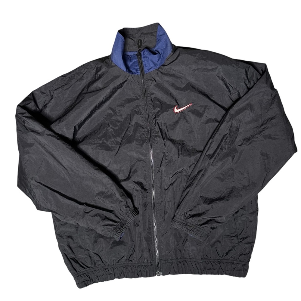 VTG 90’s Reversible Nike Swoosh Tracksuit Jacket & Pants L - Picture 2 of 11